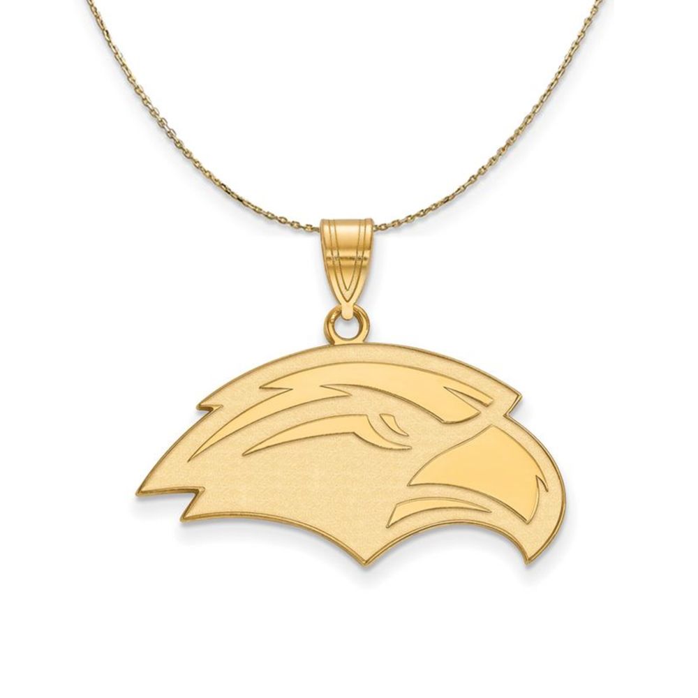 14k Yellow Gold Southern Miss Medium Necklace - 22 Inch